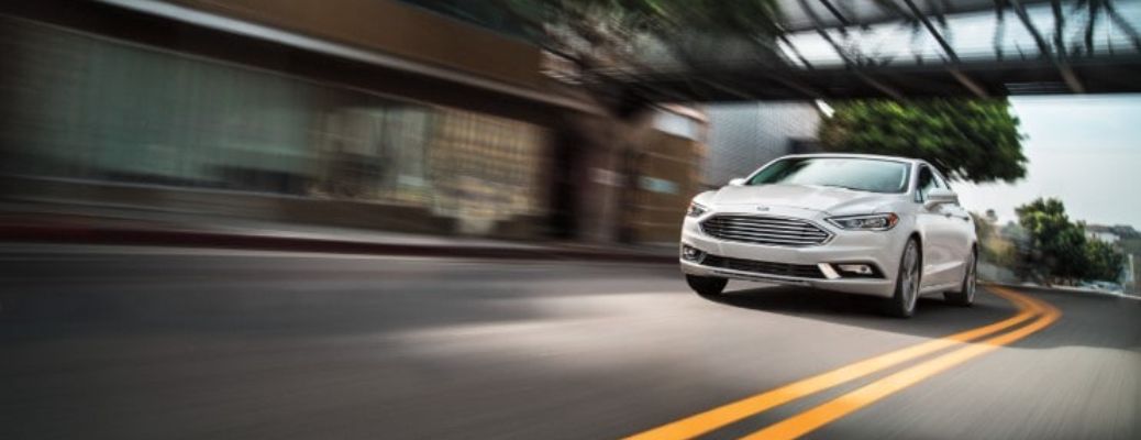 front quarter view of the 2017 Ford Fusion