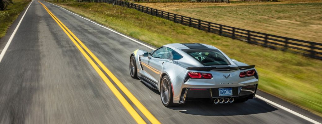 Rear View of the 2017 Chevy Corvette
