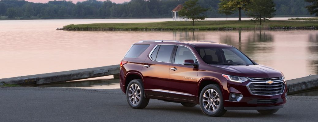 2018 Chevy Traverse front quarter view