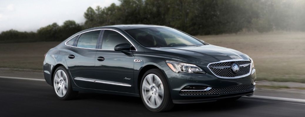 front quarter view of the 2018 Buick LaCrosse Avenir