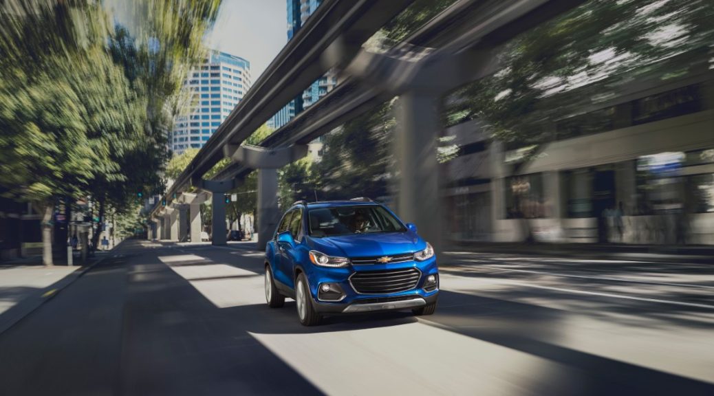 2017 Chevrolet Trax front quarter view