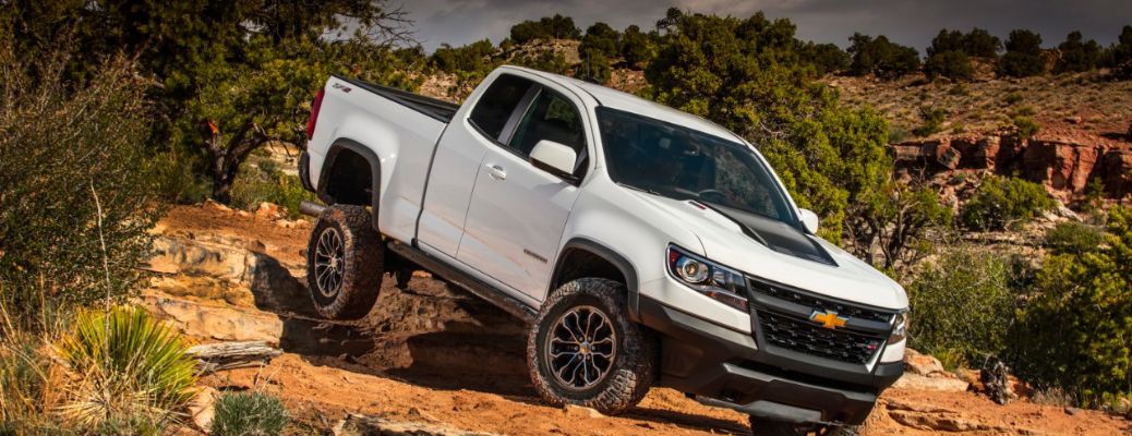 front quarter view of the 2017 Chevrolet Colorado