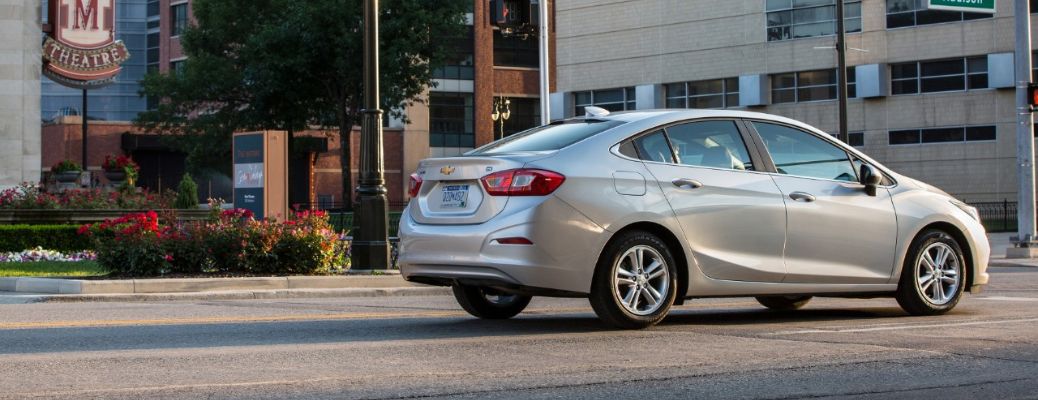 Rear View of the 2017 Chevrolet Cruze Diesel