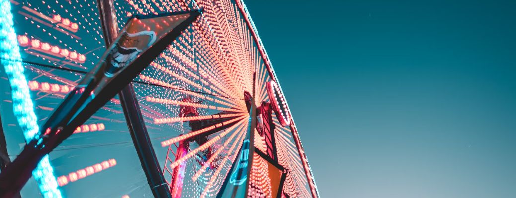 Ferris wheel in a fair