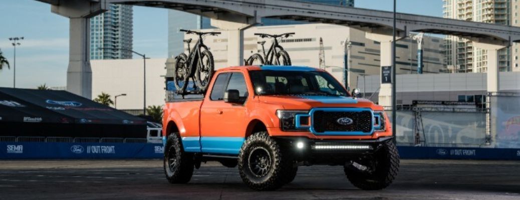 front quarter view of the 2018 Ford F-150