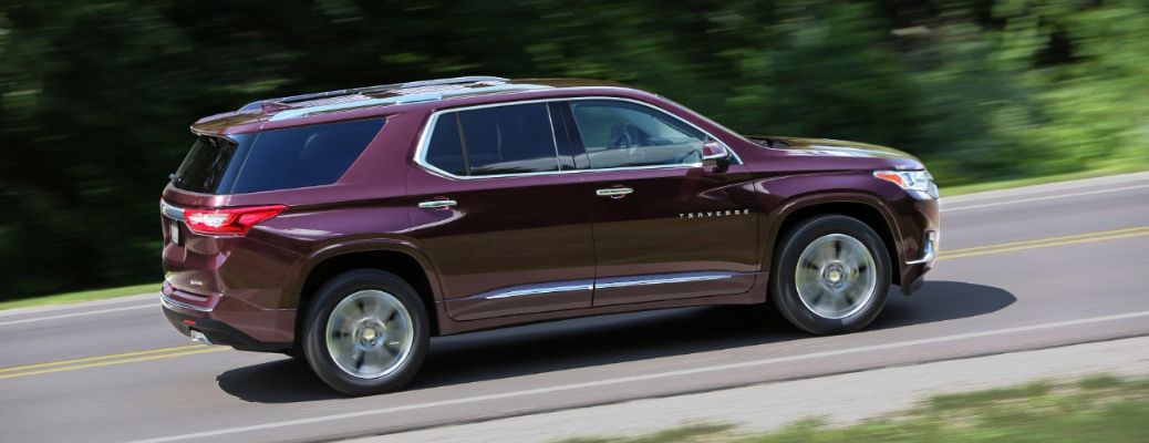 Rear Quarter View of the 2018 Chevrolet Traverse