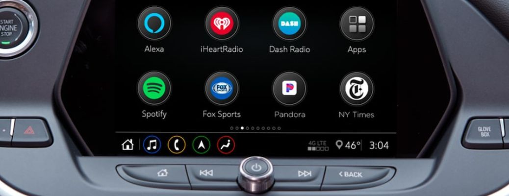 Chevrolet infotainment display
