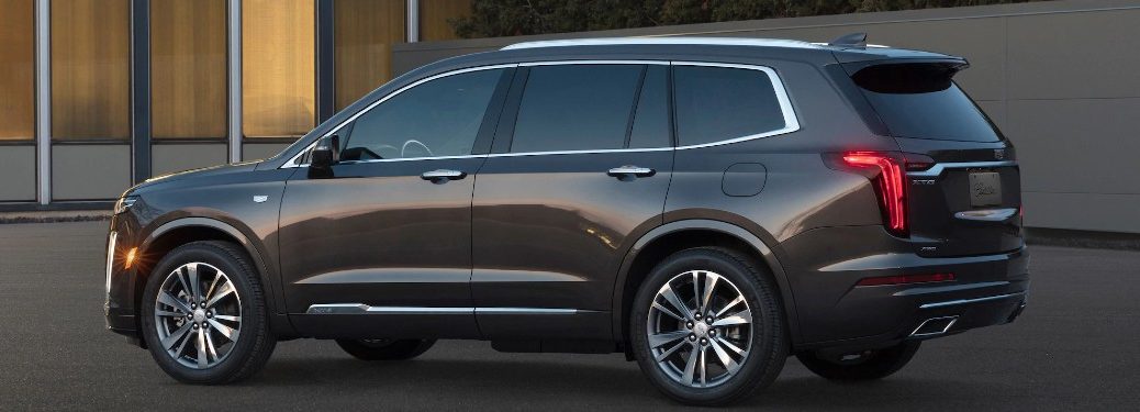 2020 Cadillac XT6 shown from exterior drivers side