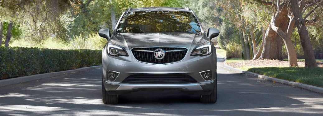 2020 Buick Envision silver exterior front fascia driving