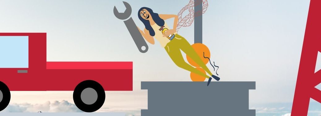 Spray-in Bedliner Woman returns with a giant wrench to implement repairs without removing the liner