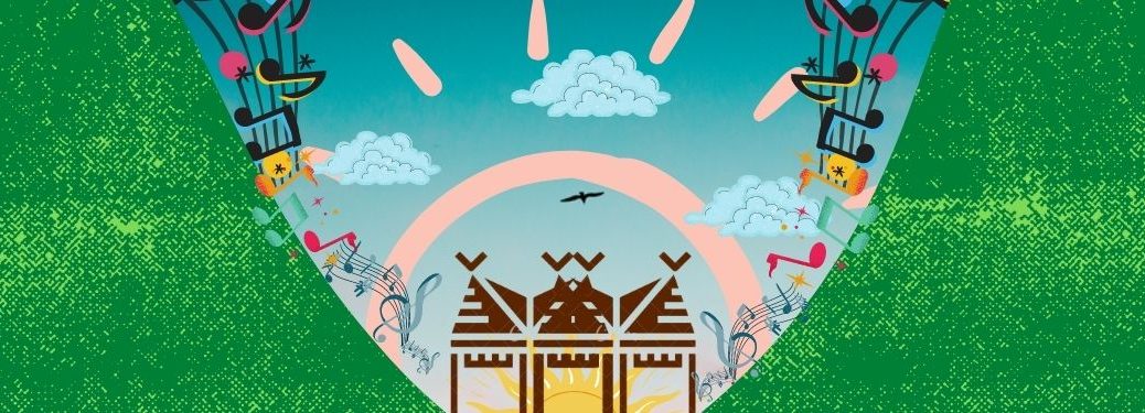 Magical music emenates from the pyramid at Alpine Valley