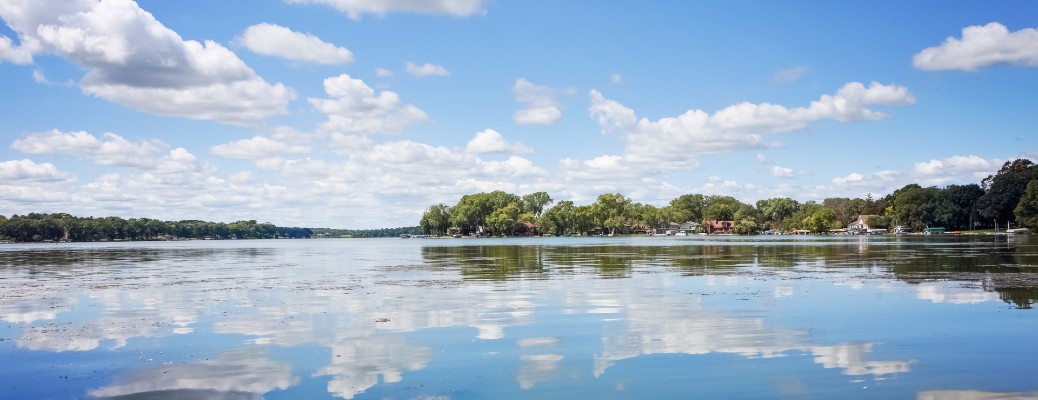 A photo from Frost Woods Beach, which is located on Lake Monona Bay in Wisconsin