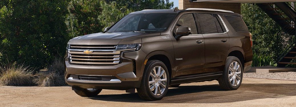 2021 Chevy Tahoe front/side view
