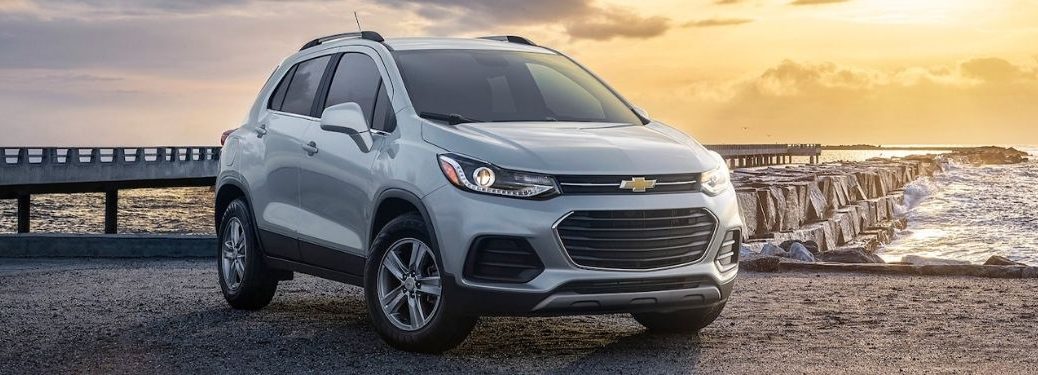The 2021 Chevrolet Trax during sunset.
