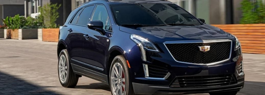 front quarter view of the 2022 Cadillac XT5
