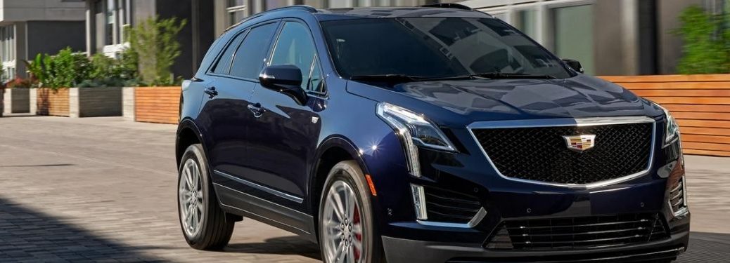 front quarter view of the 2022 Cadillac XT5