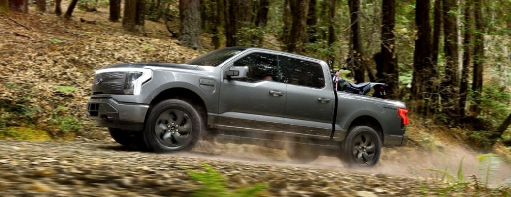 side view of the 2022 Ford F-150 Lightning