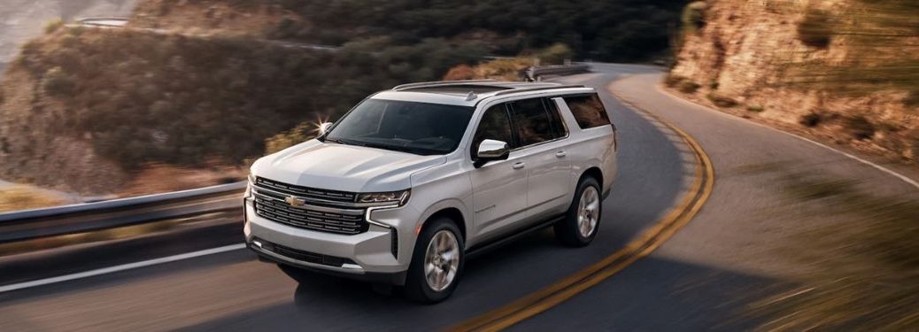 front quarter view of the 2022 Chevy Suburban