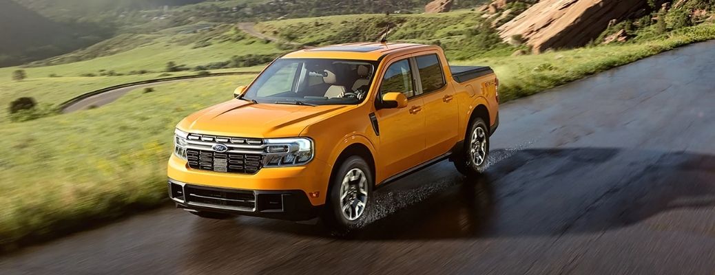 2022 Ford Maverick on a highway