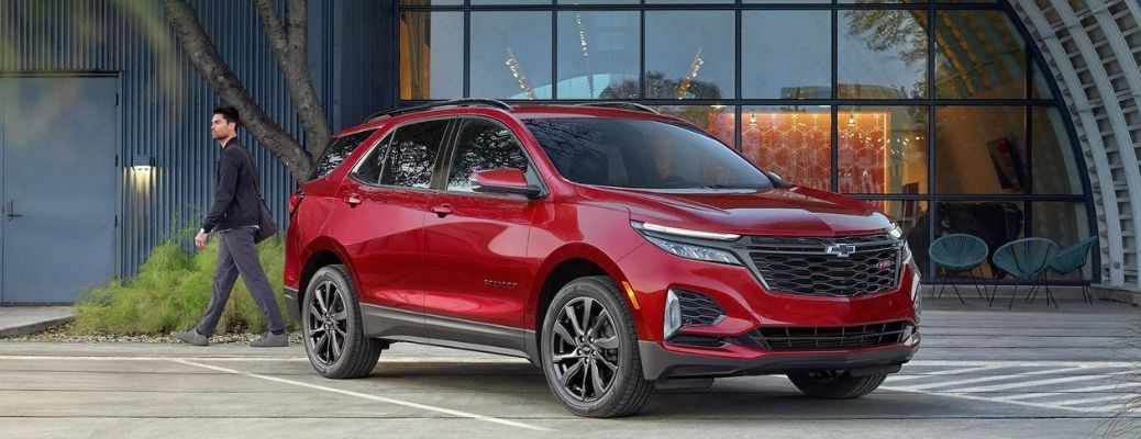 2022 Chevrolet Equinox in red front shot
