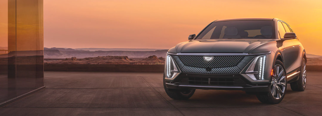 2023 Cadillac LYRIQ during sunset