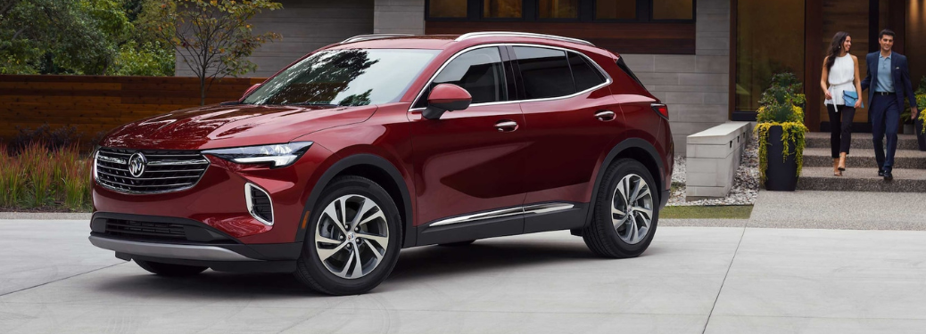 2022 Buick Envision parked in front of a building