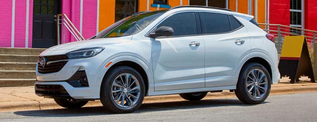 Side view of the 2022 Buick Encore GX parked