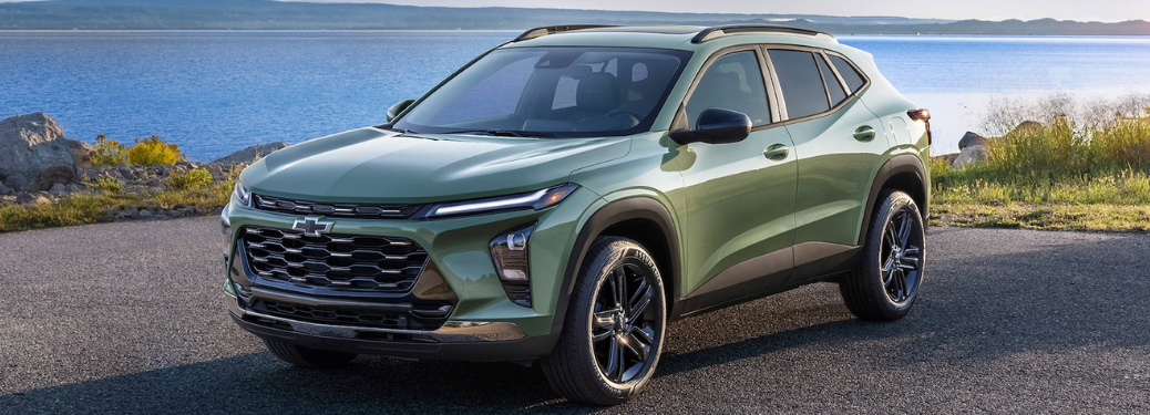 2024 Chevrolet Trax parked near a river