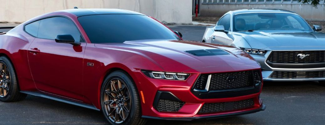 2024 Ford Mustang on the road