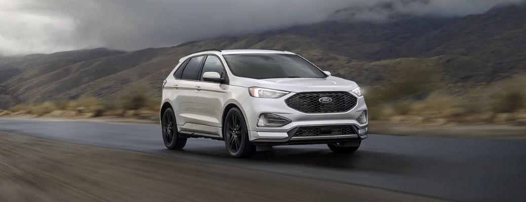 A 2024 Ford Edge on a smooth road