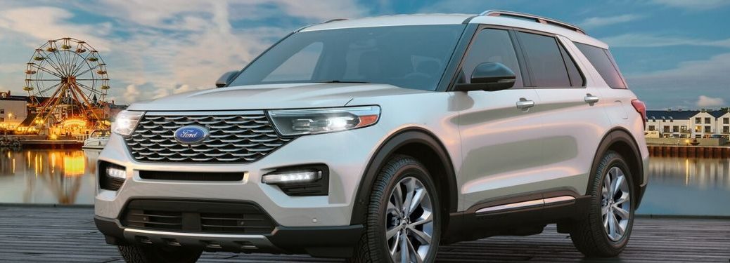 front quarter view of the 2024 Ford Explorer