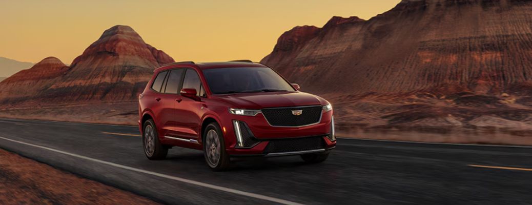 front quarter view of the 2024 Cadillac XT6