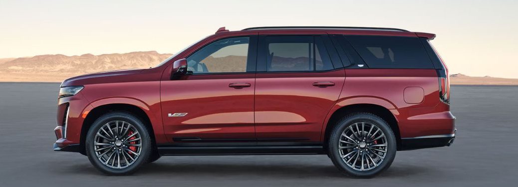 side view of the 2024 Cadillac Escalade-V