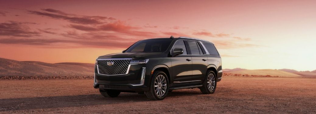 front quarter view of a used Cadillac