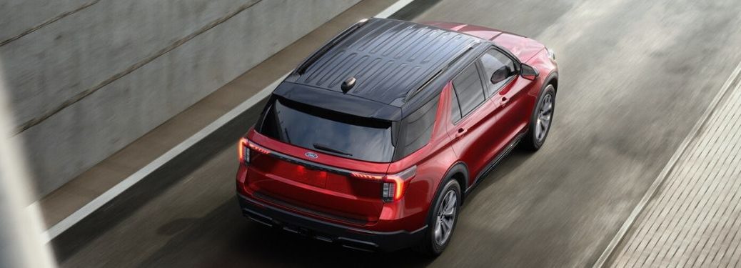 top view of the 2025 Ford Explorer
