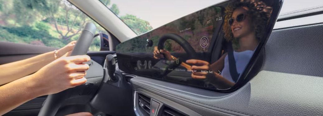 dashboard view of a used Buick