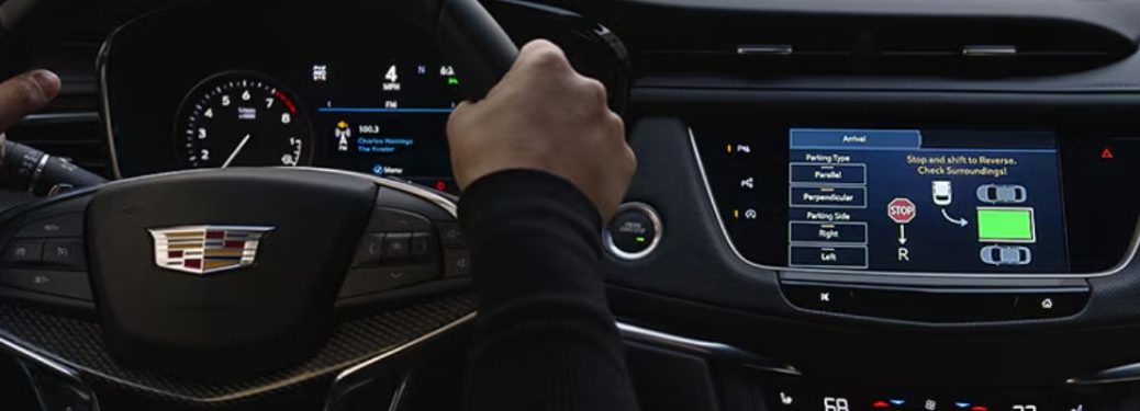 dashboard view of the 2025 Cadillac XT5