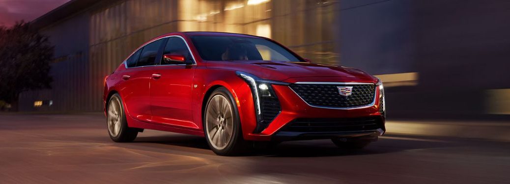 front and side view of the 2025 Cadillac CT5