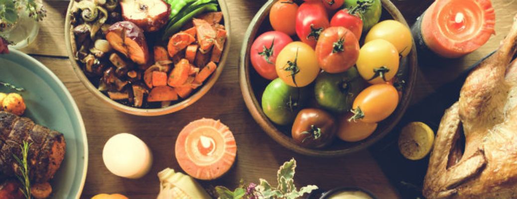 image of Thanksgiving meal ingredients