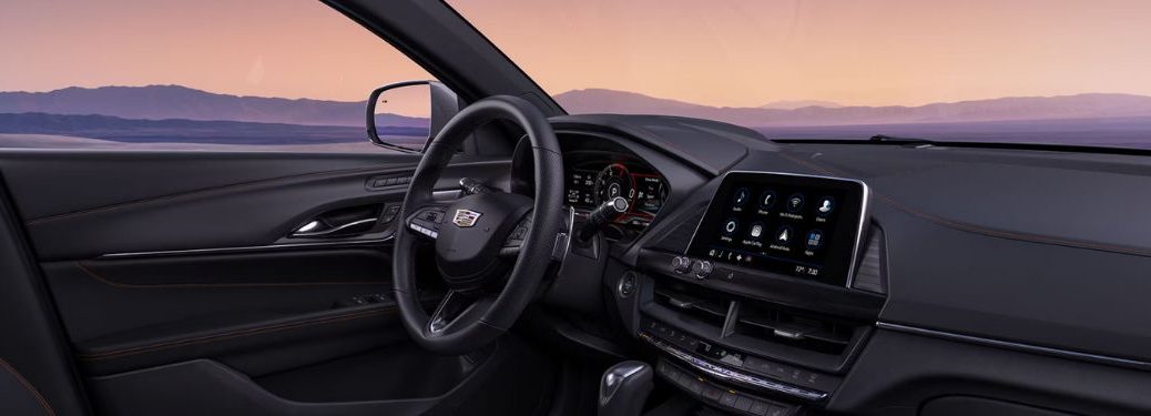 cockpit of the 2025 Cadillac CT4