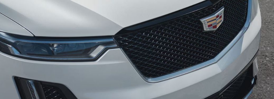 front grille of a Cadillac