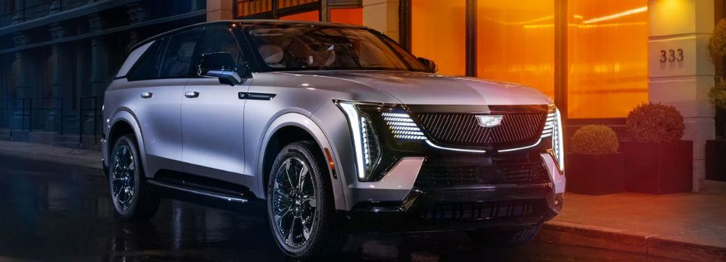 front quarter view of the 2025 Cadillac Escalade IQ