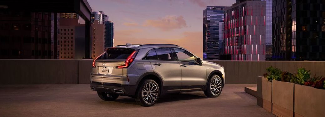 rear quarter and side view of the 2025 Cadillac XT4