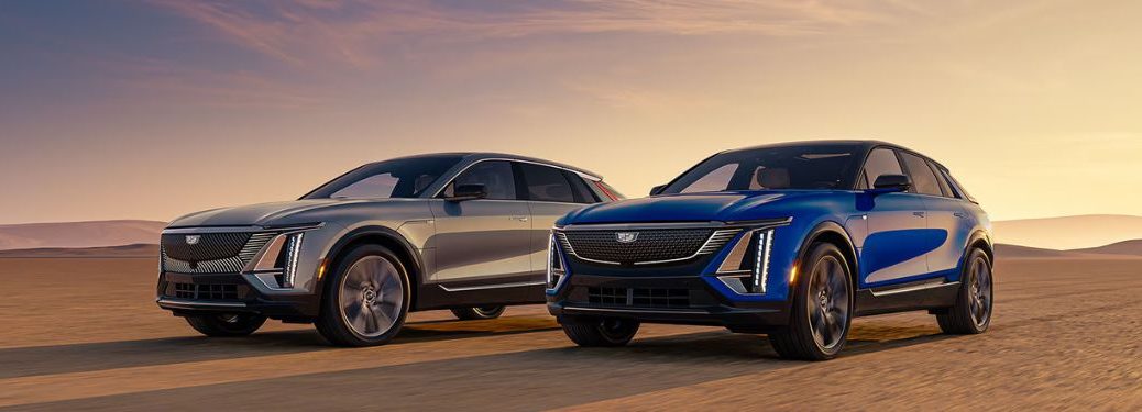 Two 2026 Cadillac LYRIQ-V side-by-side