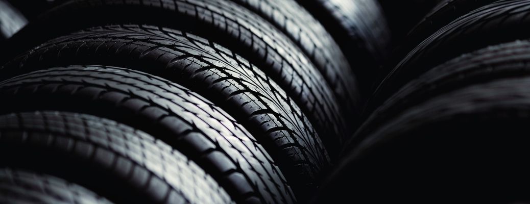 Several tires stacked