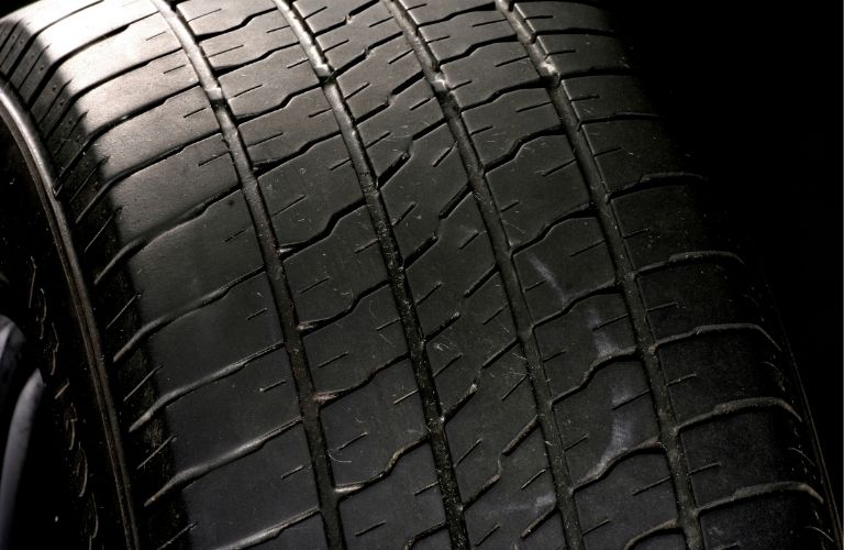 Worn out tires