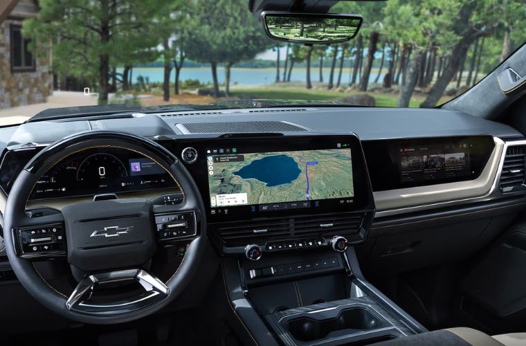 2027 Chevrolet Silverado interior front dash