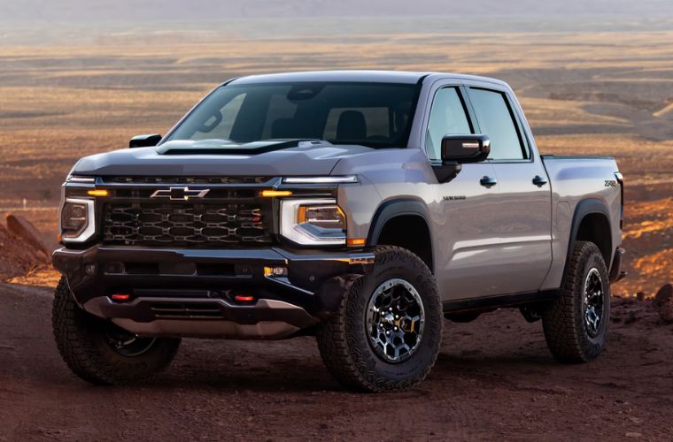2027 Chevrolet Silverado exterior front side view
