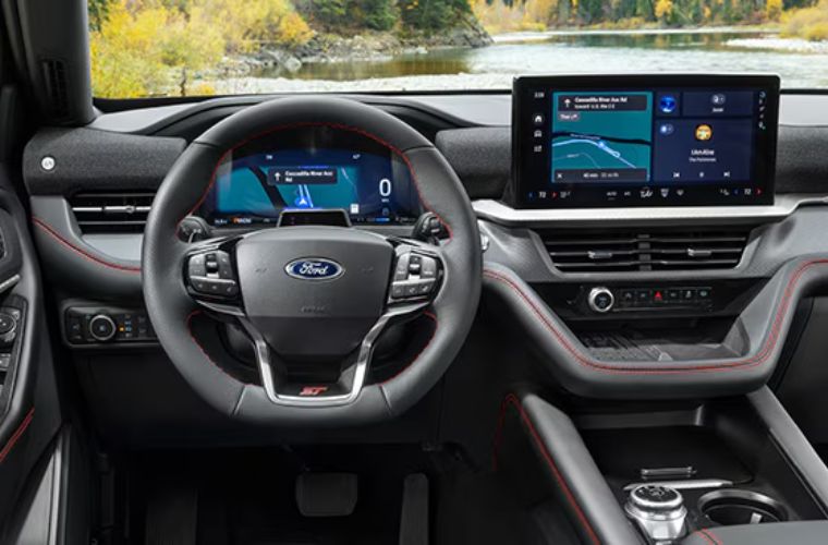Ford vehicle interior front dash