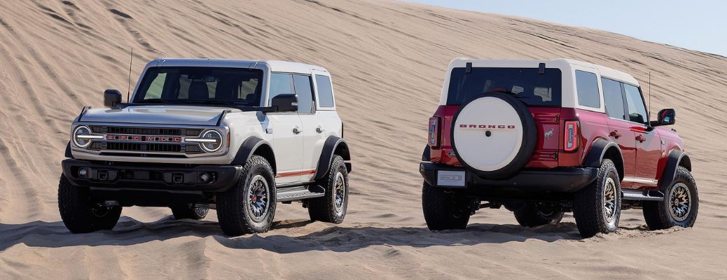 Two 2026 Ford Bronco models